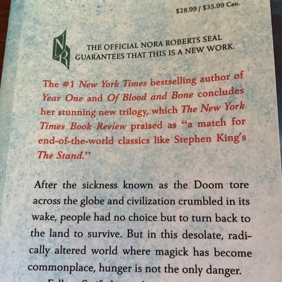 Nora Roberts The Rise of Magicks Chronicles of the One Book 3 Hardcover Book - Picture 5 of 13